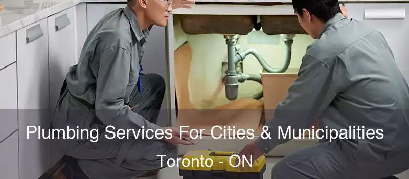  Plumbing Services For Cities & Municipalities Toronto - ON